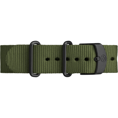 Timex Men's Expedition Scout 40mm Watch – Black Case Black Dial with Green Fabric Strap