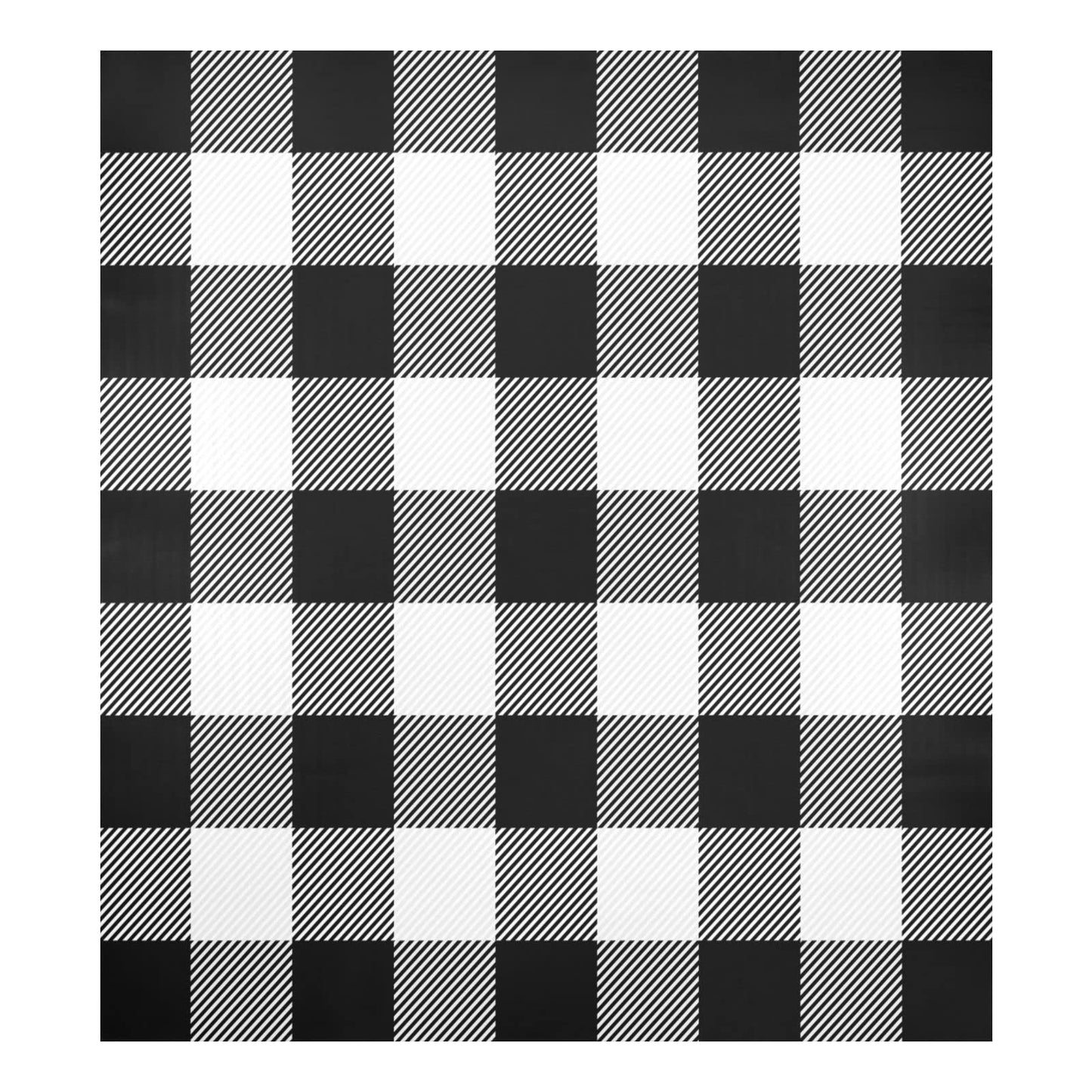 Black White Buffalo Plaid Dishwasher Stickers Magnetic Rustic Classic Buffalo Check Kitchen Fridge Magnet Cover Decals Home Decorations Vinyl Sticker Reusable 23W x 26H inches