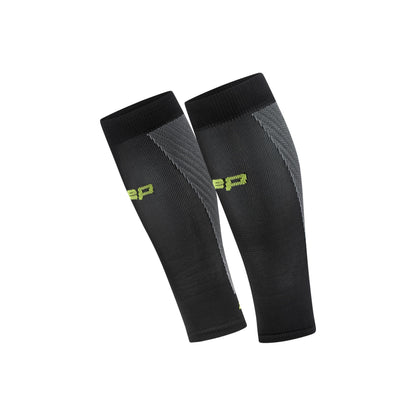 CEP Core Run Ultralight Calf Sleeves, Black/Grey, Men, IV