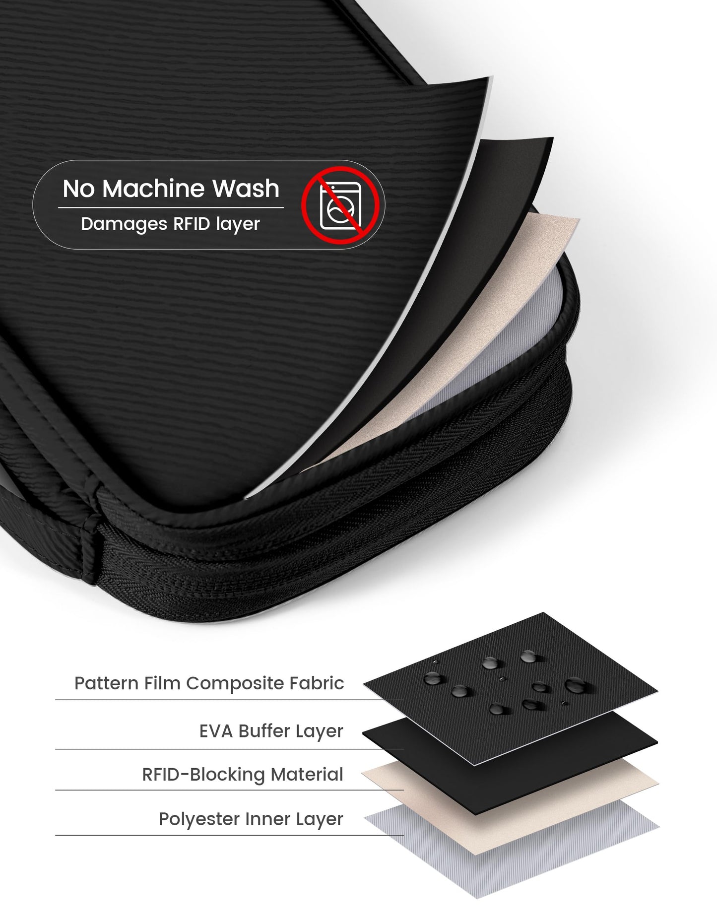 Travelkin 2-in-1 Passport Holder & Travel Organizer for Family with RFID Blocking, Multiple Passport Wallet for Men Women, Travel document holder for Credit Cards, Cash, and Electronic Essentials