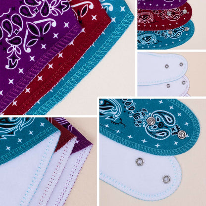 Maiwa 10 Pack Baby Triangle Bandana Bibs for Boys Girls for Drool Teething Eating with Snaps
