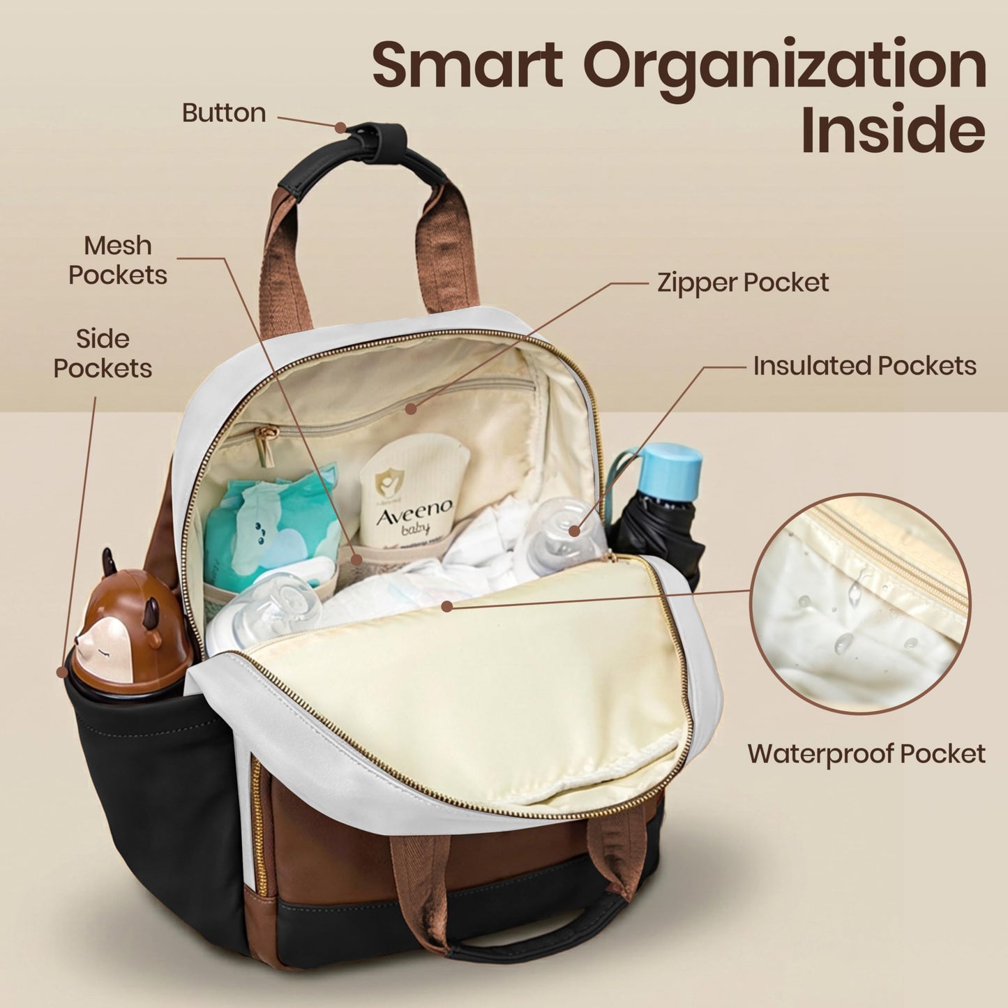 miss fong Small Diaper Bag - Baby Diaper Bag Backpack Mini Diaper Backpack Checkered Diaper Bag with Changing Pad Toddler Backpack for Travel Daycare Mommy Diaper Backpack for Mom & Dad