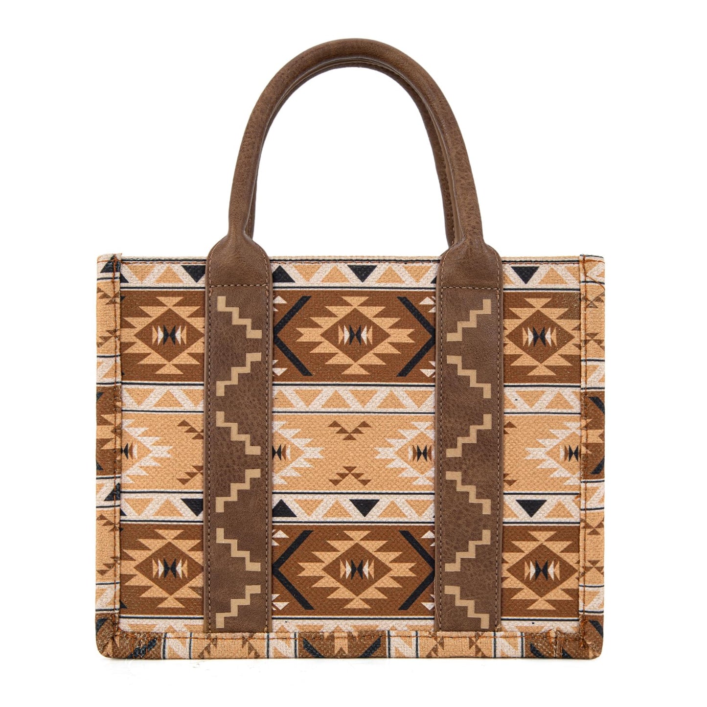 Wrangler Purse for Women Boho Aztec Tote Bag Hobo Shoulder Top Handle Handbags with Wide Guitar Strap Fall Collection Gift WG2207-8120SCF
