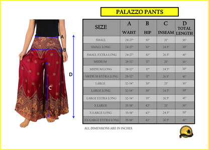 Lannaclothesdesign Womens Lounge Palazzo Pants Wide Legs S M L XL Sizes