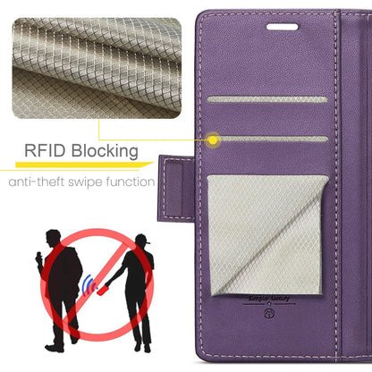 FCOZCKLOM Compatible with Samsung Galaxy S24 Ultra Wallet Case[RFID Blocking], PU Leather Flip Cover with Kickstand Card Holder for Galaxy S24 Ultra 6.8 inch (Purple)