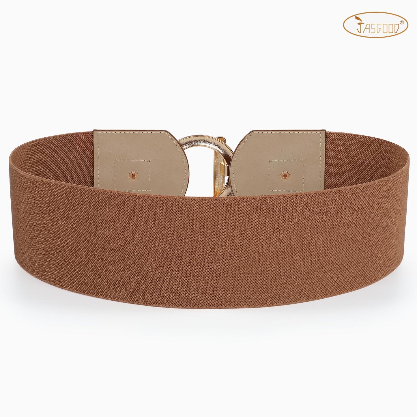 JASGOOD Women Wide Elastic Waist Belt Fashion Stretchy Dress Belt