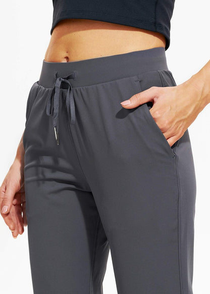 Libin Joggers for Women Petite/Regular/Tall Dance Sweatpants Athletic Workout Tapered Lounge Casual Teacher Pants for Running Yoga Cloths, Dark Grey 3XL
