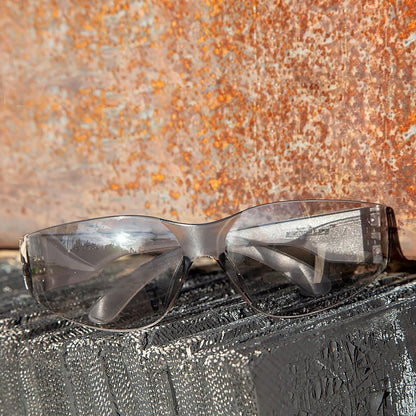 BISON LIFE Clear Safety Glasses - ANSI Z87.1 Scratch & Impact Resistant Eye Protection | Unisex Goggles