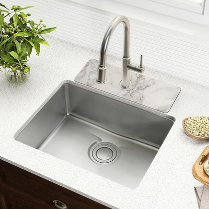 Kitchen Sink Splash Guard 1 PC 14.7 Inch Sink Faucet Mat Splash Guard