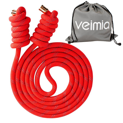 veimia Flow Rope for Fitness High Performance Double Woven Workout Rope Adjustable Flow Jump Rope for Men Women Training Indoor Outdoor Cardio Exercise Ropes for beginner