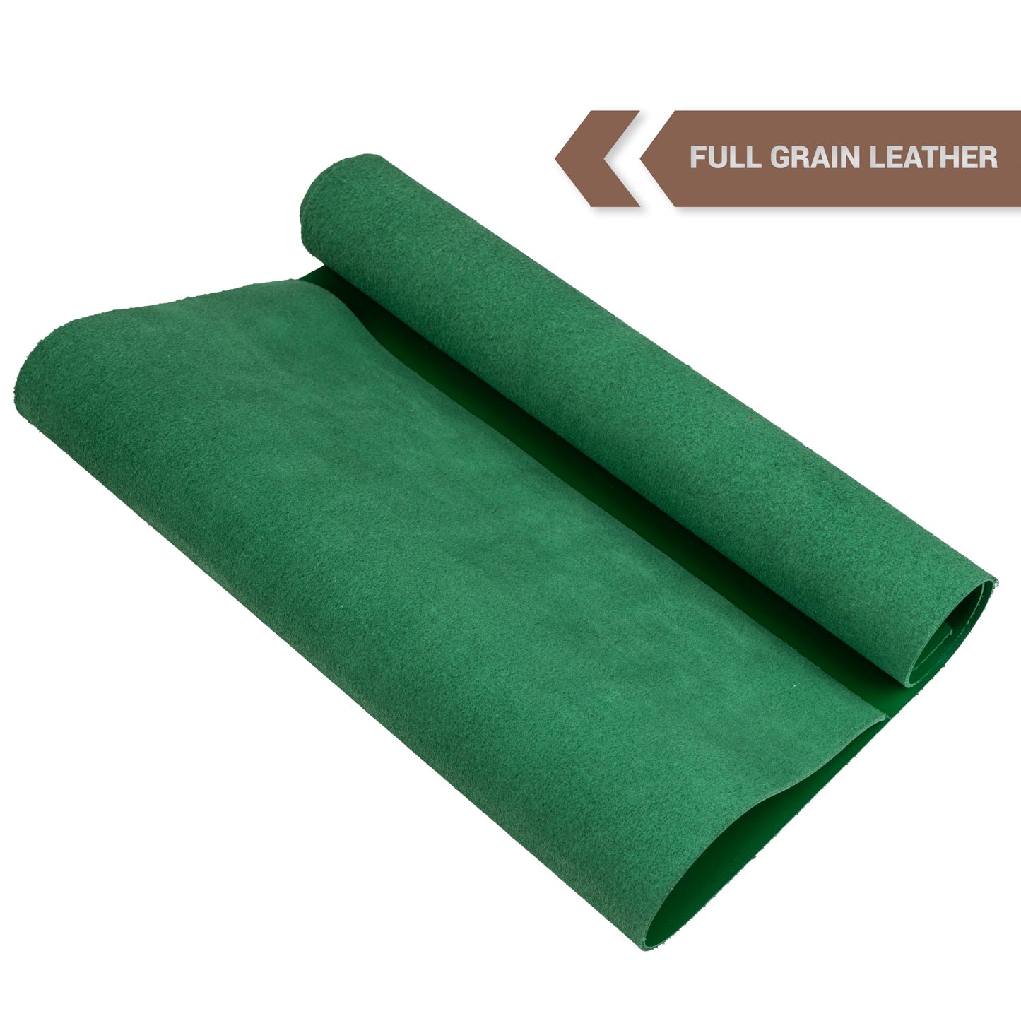 Shkira 12''X24'' Tooling Leather Square - 2.0MM Bright Green Sheets for Crafts - Leather Sheets for Crafts Tooling Sewing Hobby - Thick Cowhide Pieces - Fabric for Crafting