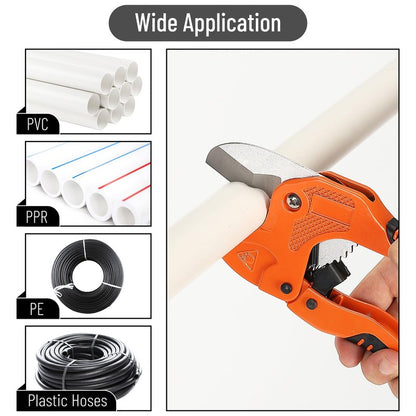 Bates- PVC Pipe Cutter, Cuts up to 1-5/8", Ratchet Pipe Cutter