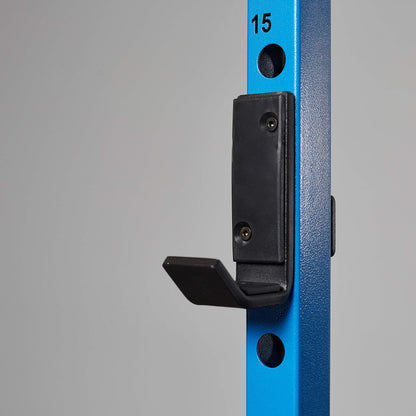 REP PR-1100 Power Rack - 700 lbs Rated Lifting Cage for Weight Training (Blue Power Rack, No Bench)