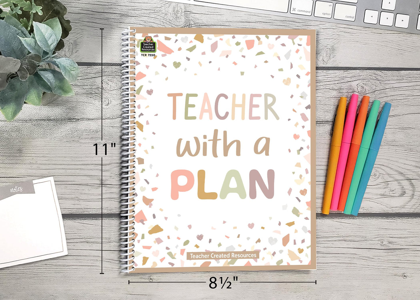 Teacher Created Resources Terrazzo Tones Teacher Planner (TCR7230)
