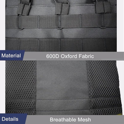 Tactical Vest Set for Men | Airsoft Paintball Gear - Durable Black Design