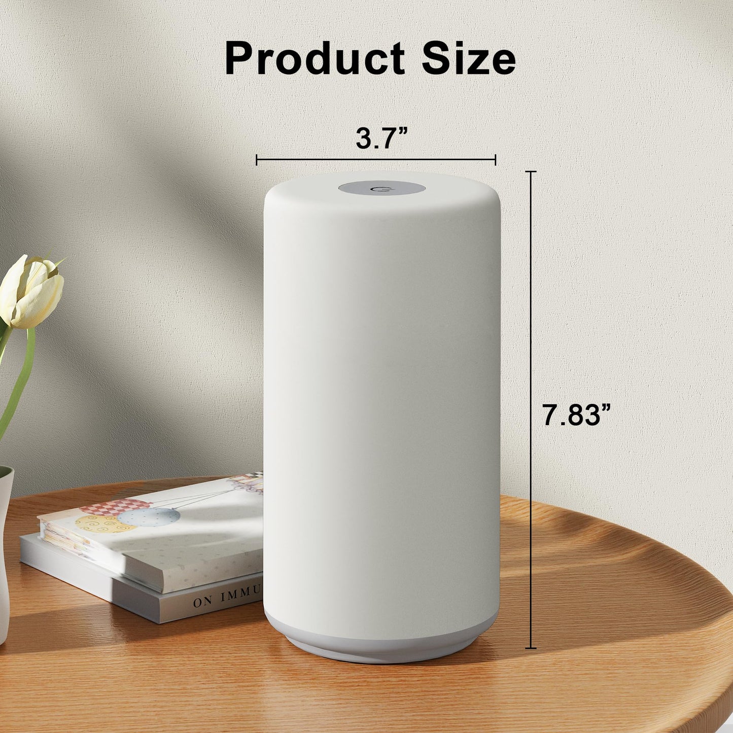 Touch Bedside Table Lamp, [RGB Mode] 3 Way Dimmable Warm White Lights for Bedroom, Multi-Color Smart Nightstand Lamp Desktop LED Lamp for Living Room Home Gifts