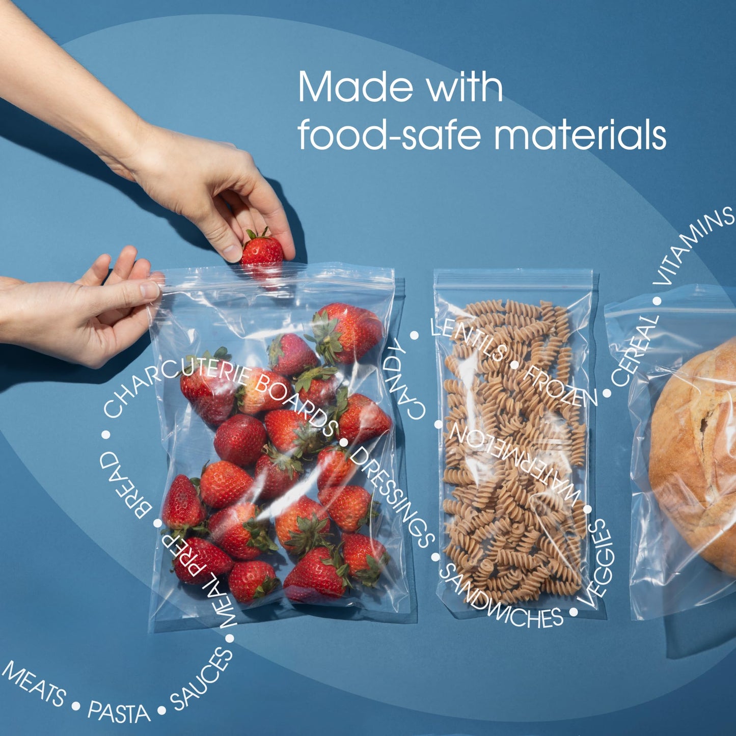 Spartan Industrial - 10" X 12" (100 Count) Quart Clear Reclosable Zip Plastic Poly Bags with Resealable Lock Seal Zipper - 2 Mil