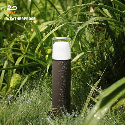 GOODSMANN 8PK Outdoor Low Voltage Bollard Lights 2W 2700K Warm White LED Landscape Pathway Light Kits Bronze Color