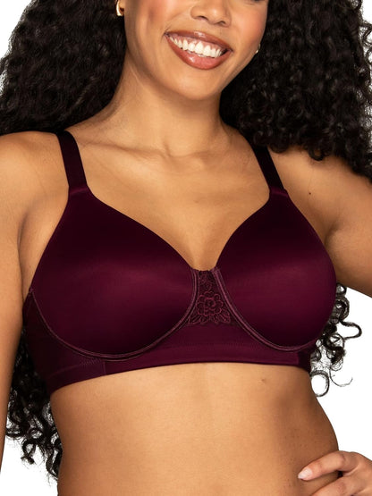 Vanity Fair Womens Full Figure Beauty Back Smoothing Bra, 4 Way Stretch Fabric, Lightly Lined Cups Up to H