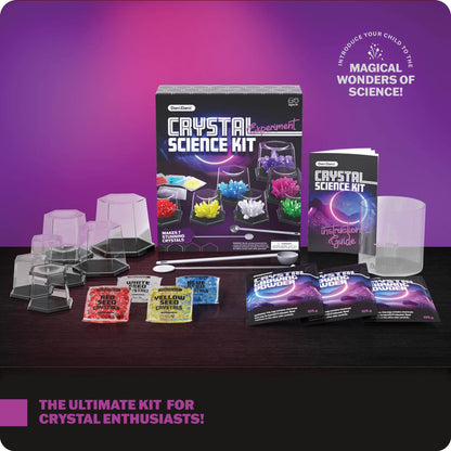 Dan&Darci Crystal Growing Kit for Kids - Science Experiments Gifts for Boys & Girls Ages 8-14 Year Old - Toys Teen Age Boy/Girl Arts & Crafts Kits - Cool Projects Ideas 8 9 10 11 12 Yr Olds