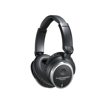Audio-Technica ATH-ANC7B QuietPoint Active Noise-Cancelling Closed-Back Headphones, Wired, AUD ATH-ANC7B, Black, one Size