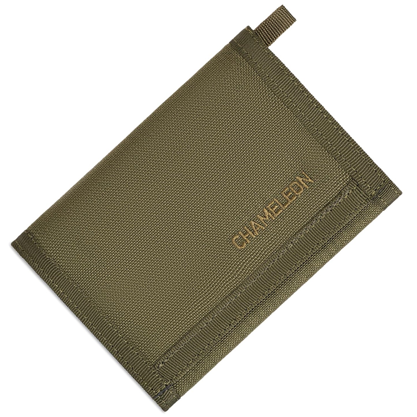 Chameleon Trifold Men Nylon Wallet - Military Tactical Mens Wallets- ID Card Holder - Canvas Thin Front Pocket Travel Wallet -Coin Zipper Pocket