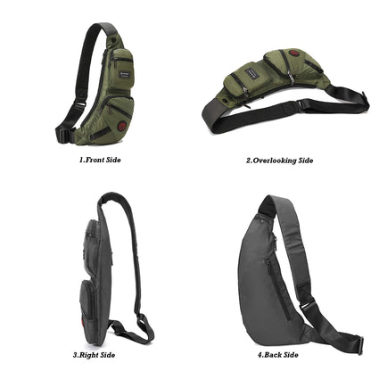 Nicgid Sling Bag Chest Shoulder Backpack Fanny Pack Crossbody Bags for Men