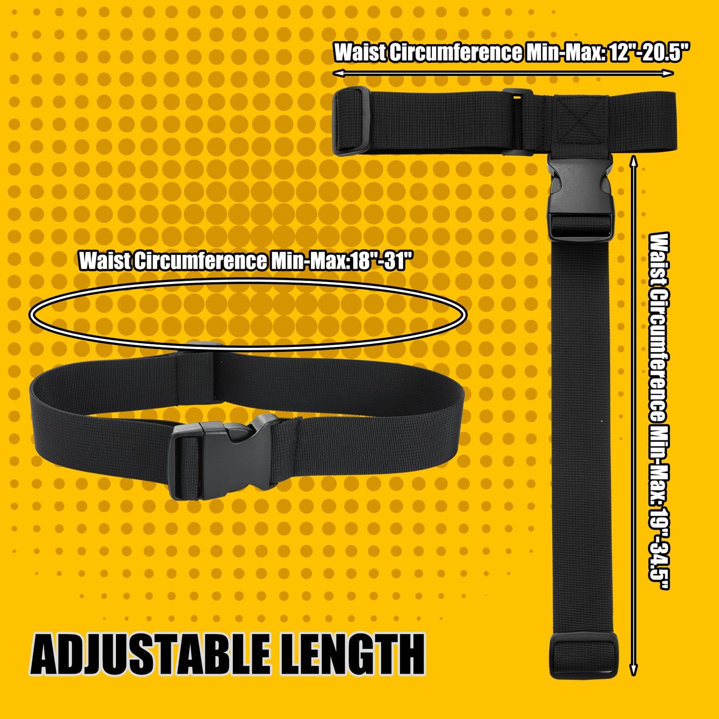 Sadnyy 4 Pack Luggage Straps for Suitcases, Adjustable Travel Belt to Add a Bag, Suitcase Connector Straps for Carry on Luggage Bungee Elastic Travel Accessories with Backpack Attachment (Basic Style)
