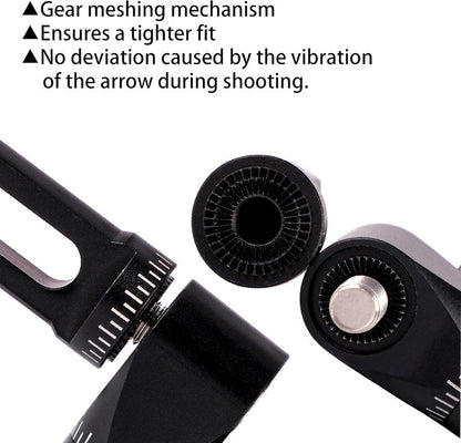 Archery Compound Bow Stabilizer - Adjustable 6" to 12" Vibration Reduction | 3K Carbon Fiber Body & Damping System