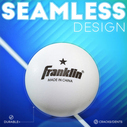 Franklin Sports 1 Star Table Tennis Balls (Pack of 12), 40 mm