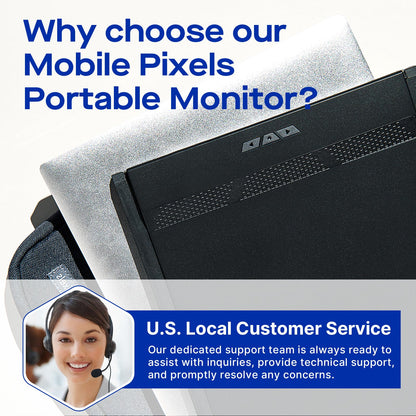 Mobile Pixels Geminos (2 x 24 inch) IPS Dual Stacked Computer Monitors with 65W USB-C Charging, 1080P Webcam&Speakers, All-Inclusive Workstation PC Monitor, USB-A/USB-C/HDMI, Ergo Design(2 Monitors)