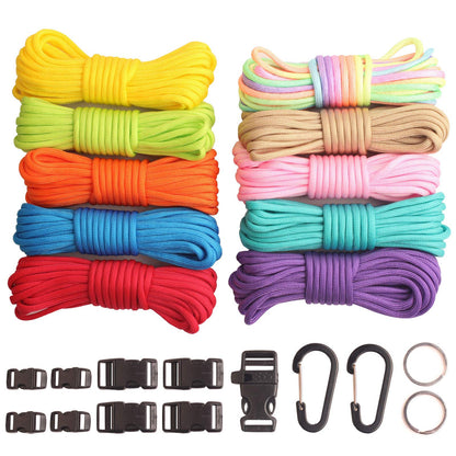 GeGeDa Paracord 550 Bracelets Kit 20 Feet Each Rope for Making Bracelets