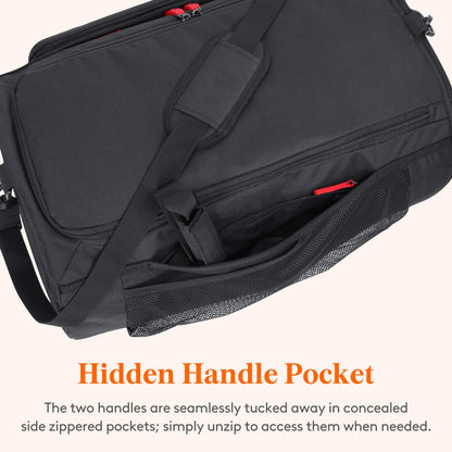 Lifewit Gym Bag for Men & Women with Shoe Compartment, 40L Carry On Duffle Bag for Travel, 3 In 1 Waterproof Weekender Workout Overnight Sports Backpack with Dry and Wet Seperation, Black