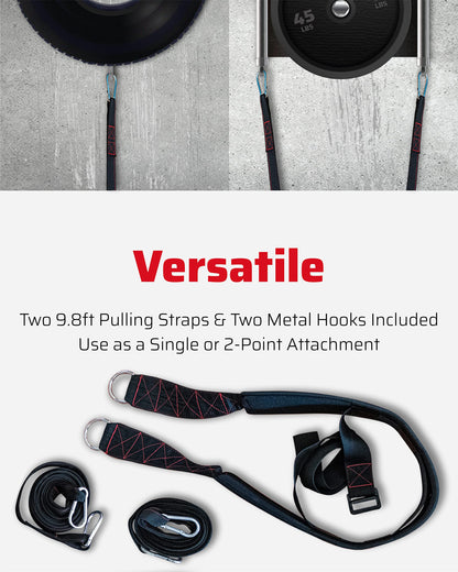 THEFITGUY Belt for Pulling Plus The Ultimate Dip Belt & Dumbbell Loading Straps Bundle