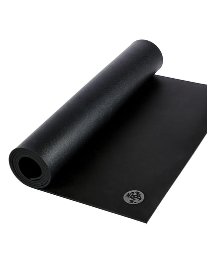 Manduka GRP Adapt Hot Yoga Mat - For Women and Men, Durable, Non Slip Grip, Sweat Resistant, 5mm Thick, 71 Inch, Jet Black