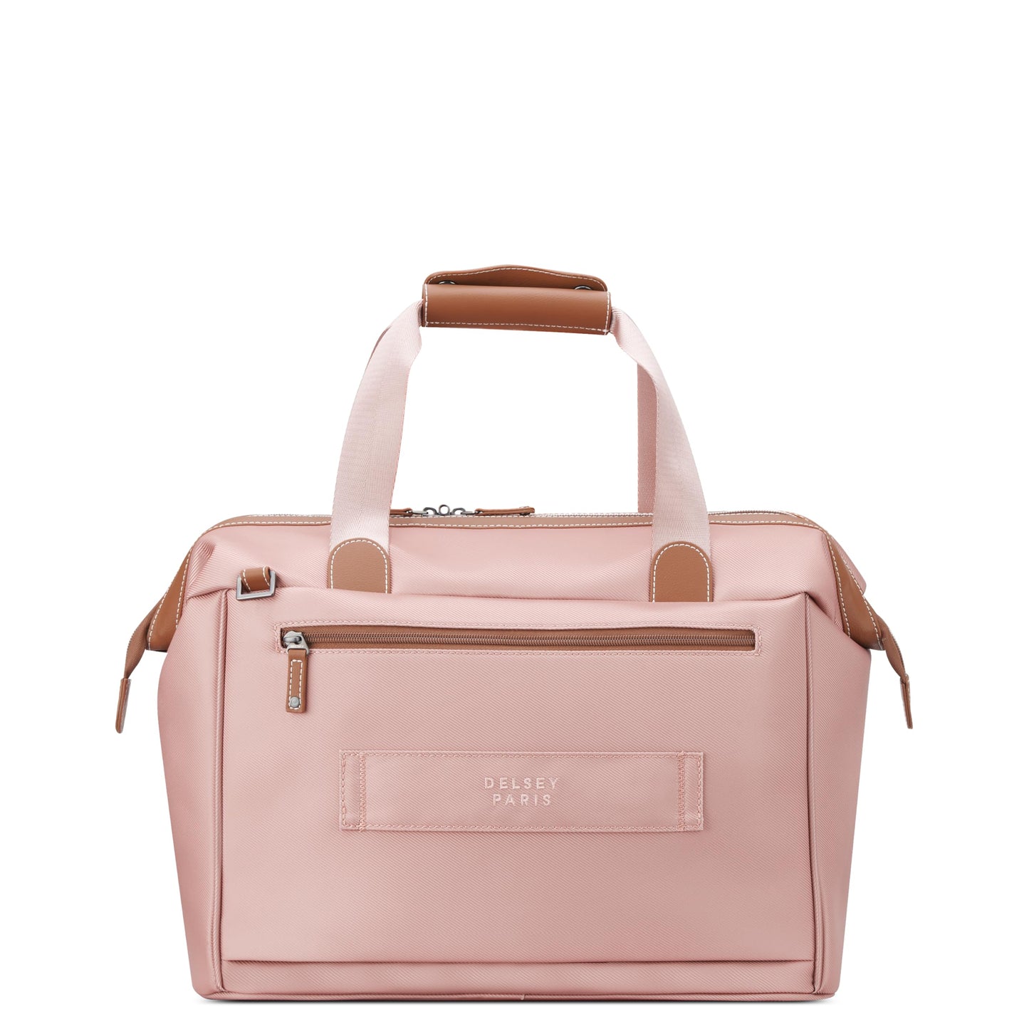 DELSEY PARIS Chatelet 2.0 - Small Weekender - Travel Duffle Bag - Carry On Duffle bag with Laptop Compartment and Shoes Pocket – Lightweight Travel Bag, Blush Pink