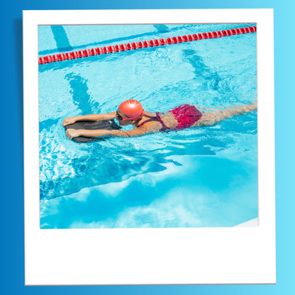 Sporti Junior Kickboard for Swim Training Lesson, Swimming Kick Board for Kid, Water Board for Junior, Swimming Training Aid - Red