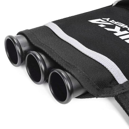SHENG-RUI Archery Arrow Quiver Holder, L/R 3-Tubes Hip Quiver Arrow Bag with Adjustable Belt for Youth & Adults Arrows Hunting Target Practicing
