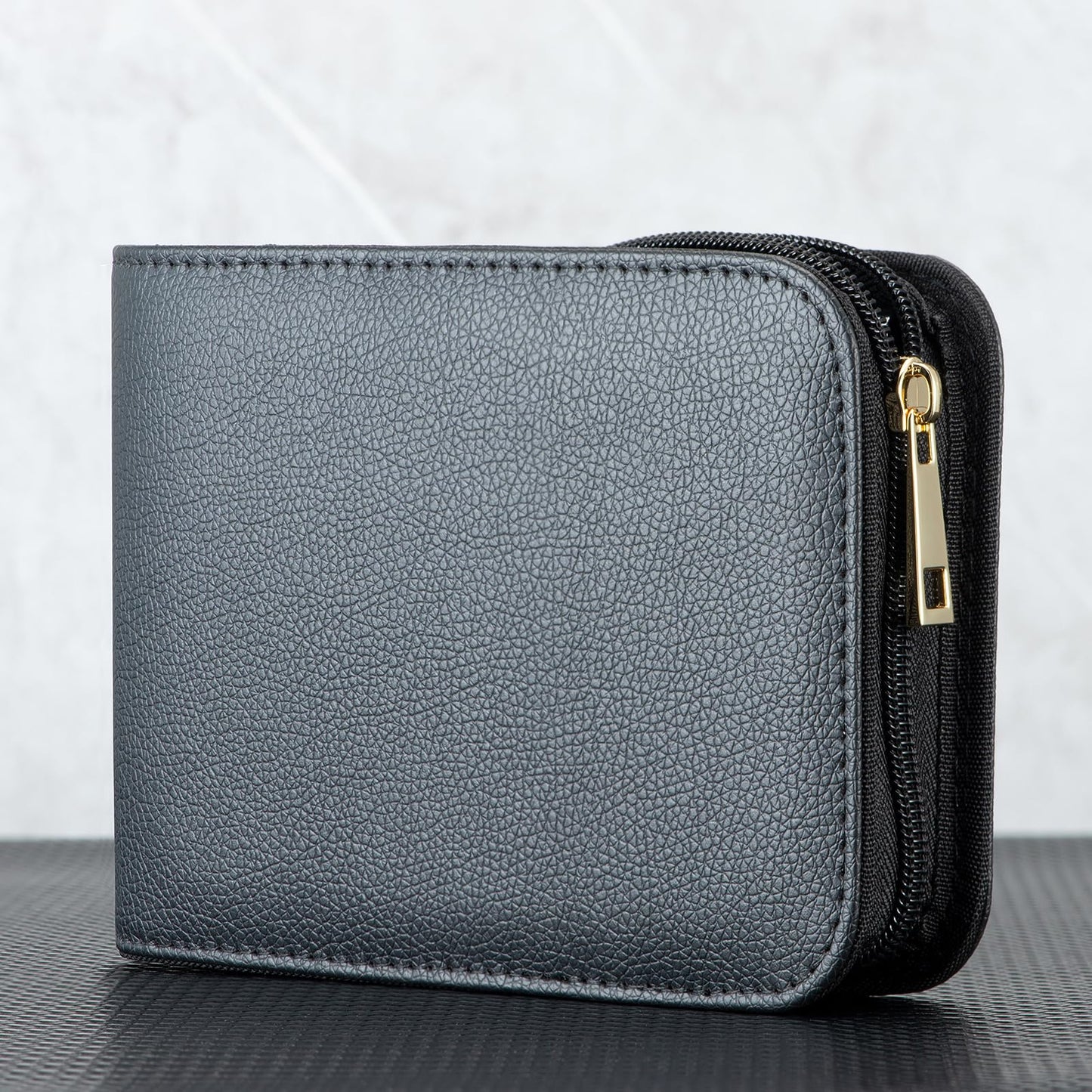 Lanxivi Fountain Pen Roller Pen Pu Leather Case for 12 Pens (Black)