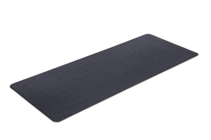 MotionTex Exercise Equipment Mat for Under Stationary Bike, Spin Bike, Fitness Equipment, Home Gym Floor Protection, 24" x 60", Black