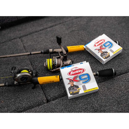 Berkley Jordan Lee x9 Braid Superline, Flame Green, 80-Pound Break Strength, 164yd Fishing Line, Suitable for Freshwater and Saltwater Environments