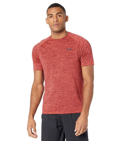 Under Armour Men's Tech 2.0 Short-Sleeve T-Shirt, (810) Bolt Red/Chestnut Red/Black, Large