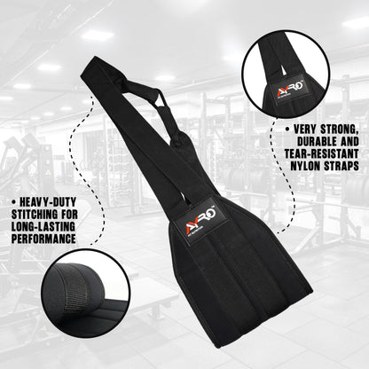 AYRO Fitness Hanging Ab Straps for Pull up Bar, Exercise Straps For Core Strength Training, Abdominal Sling Straps For Ab Swing & Leg Raises, Gym Hang Bar Straps For Men & Women, Abs Equipment For GYM & Home