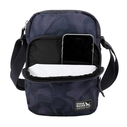 Eddie Bauer Jasper Crossbody Bag with Zippered Main Compartment and Adjustable Shoulder Strap
