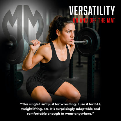 Matman Women & Girls Wrestling Singlet – High Performance Singlets for Wrestling or Weightlifting - Edge Singlet (Medium)