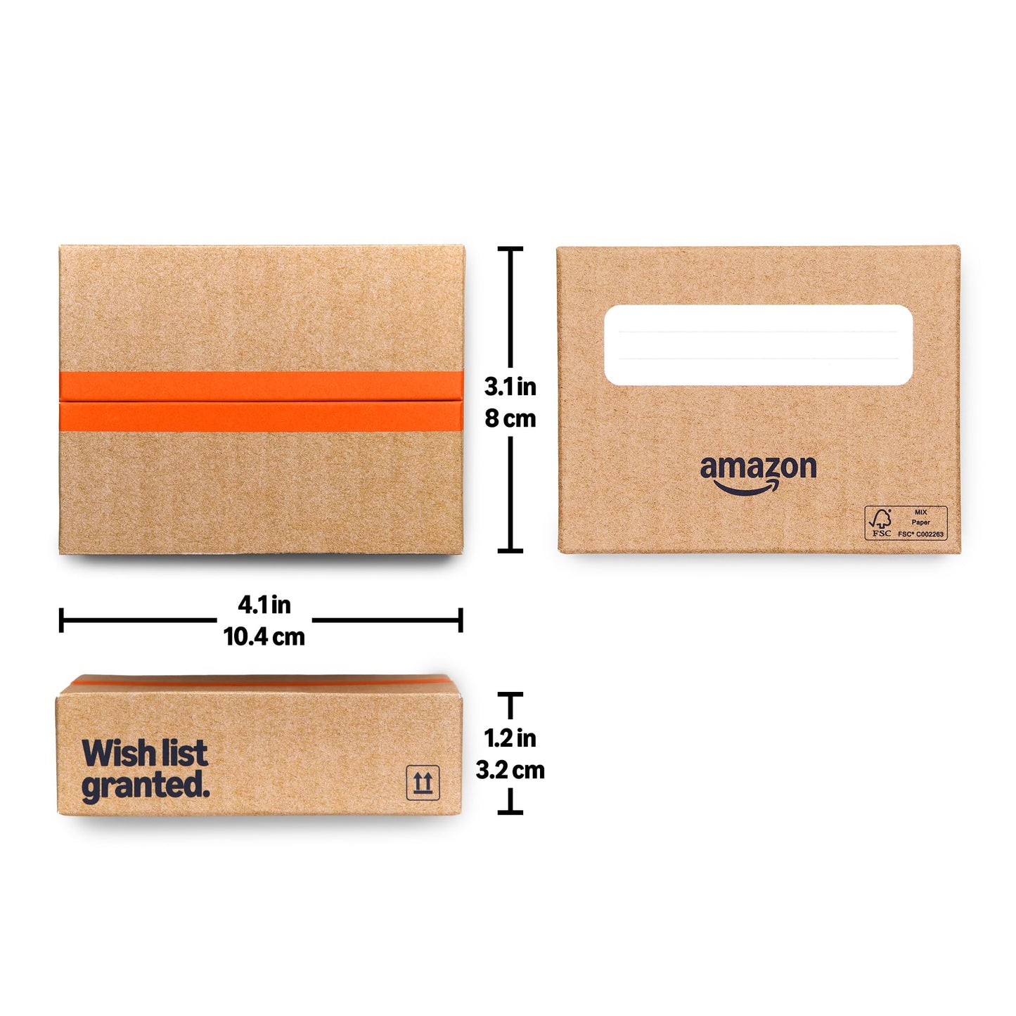 Amazon Physical Gift Card in a Mini Box - Wish List Granted