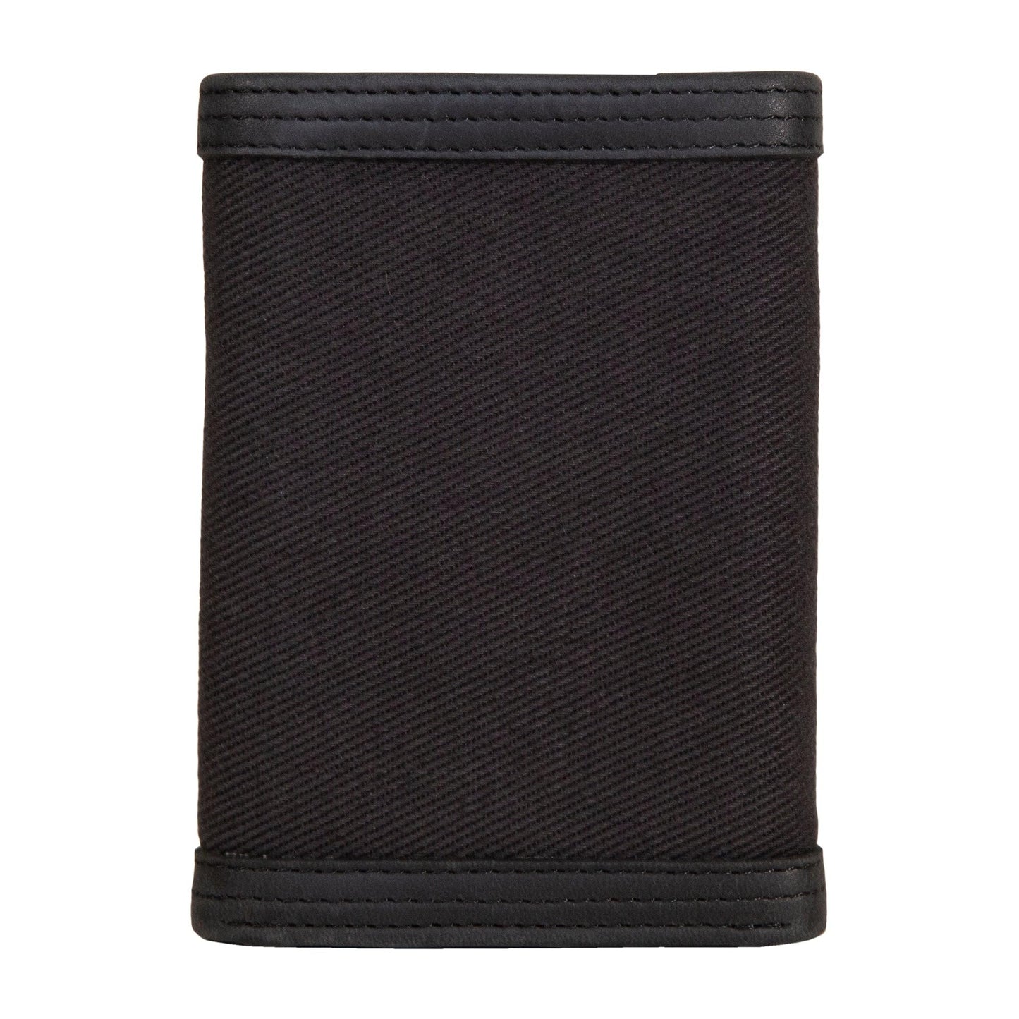 WOLVERINE Men's Trifold Wallet | RFID Blocking | Work, Canvas/Leather-Black/Grey, One Size
