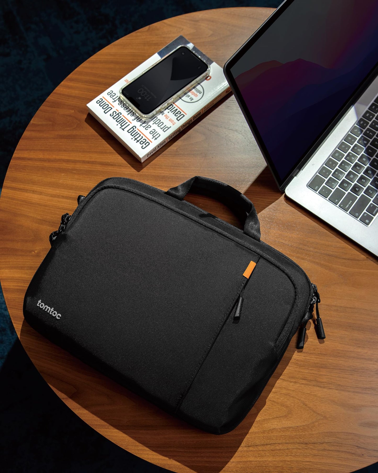 tomtoc 360 Protective Laptop Carry Case for 2026 14-inch MacBook Pro M5/M4/M3/M2/M1 Pro/Max A3426 A3427 A3434 A3112 A3401 A3185, Water-resistant Laptop Shoulder Bag for 13-inch MacBook Air/Pro/Neo