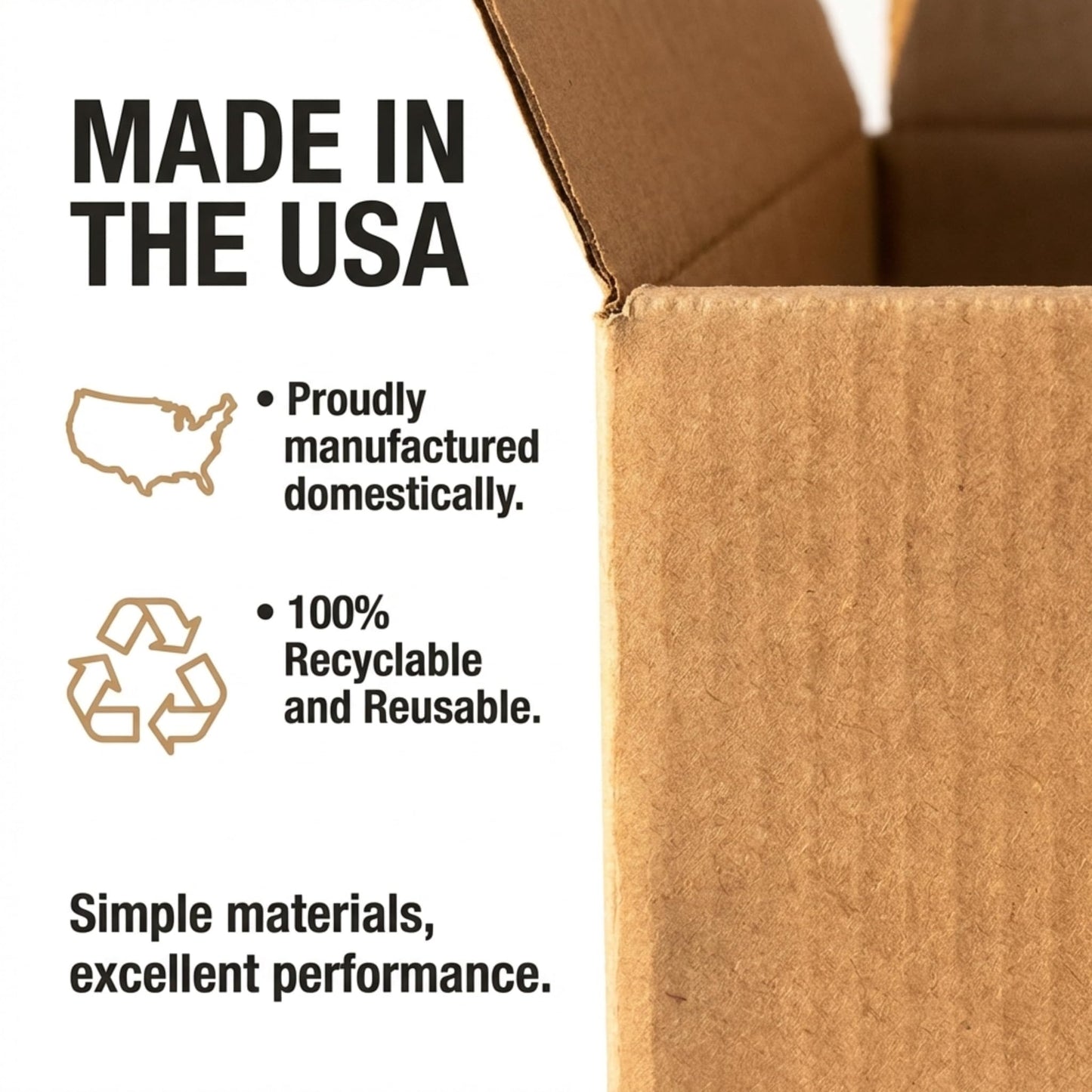 BOX USA Moving Boxes 22"L x 17"W x 12"H (10-Pack) Large - Corrugated Cardboard Box for Shipping, Mailing, Packing, Packaging and Storage