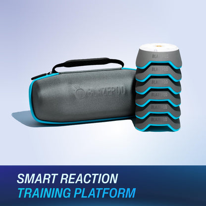 BlazePod Soccer Reaction Training Kit – 6 Reaction Light Pods to Improve Speed, Focus, & Decision-Making - Cognitive Light Drills for Football Players & Coaches - App Access